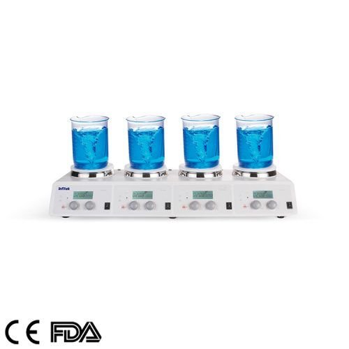 Hotplate Magnetic Stirrer, 4-Channel Type, HPS-M340