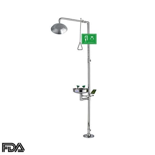 Eye/Face wash and Shower combination station, EEWS-305