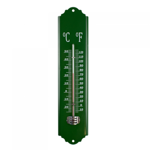 GREEN Wall metal thermometer -20+50°C/-10+120°F - 74200-001