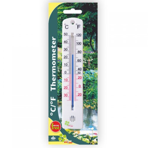 Plastic Wall thermometer -30+50°C/-20+120°F - 74000-001