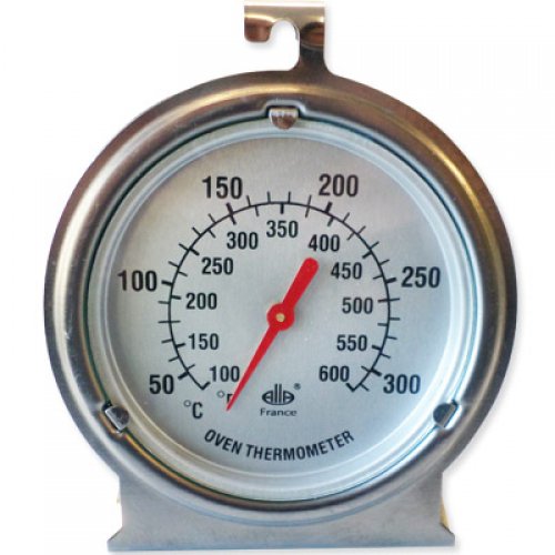 Jumbo stainless steel dial thermometer for Oven +50+300°C/+100+600°F dial Ø 83mm in blister - 72000-002/F