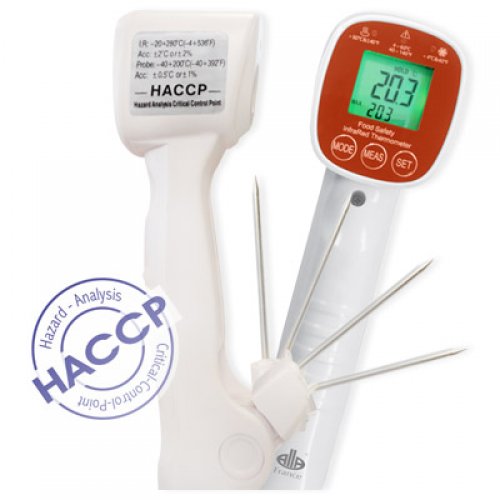 Infra-red thermometer -40+280°C/ -40+536°F &amp; HACCP Rotary probe - 92000-005-ca