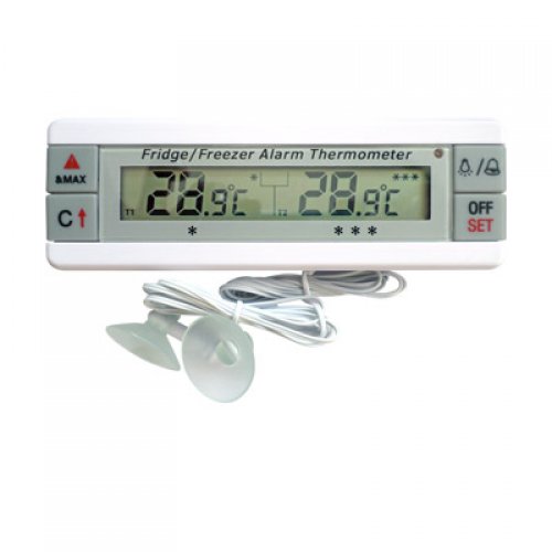 Digital fridge/ freezer thermometer -40+70°C/-40+158°F - dual display - 91000-028/F