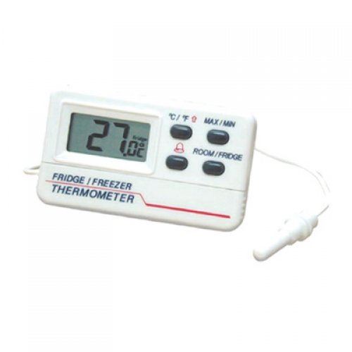 Digital fridge/ freezer thermometer with alarm - 91000-009/A