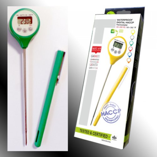 Digital HACCP Thermometer -50+200°C/-58+392°F - Green - 91000-046/CC-ca-vert