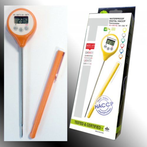 Digital HACCP Thermometer -50+200°C/-58+392°F - Orange - 91000-046/CC-ca-orange