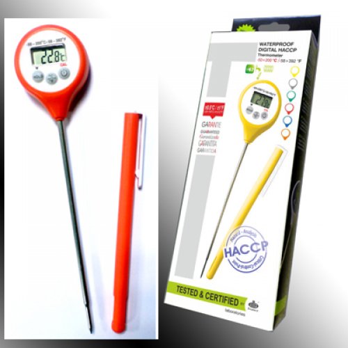 Digital HACCP Thermometer -50+200°C/-58+392°F - Red - 91000-046/CC-ca-rouge