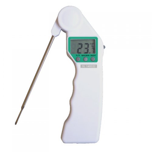 Digital HACCP Thermometer - Green - Rotary probe - 91000-022/CC-ca-vert