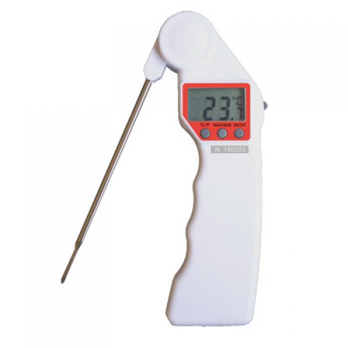 Digital HACCP Thermometer - Red - Rotary probe - 91000-022/CC-ca-rouge