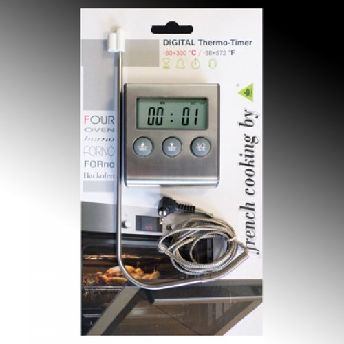 Digital Oven thermometer -50+300 - S/Steel - 91000-044