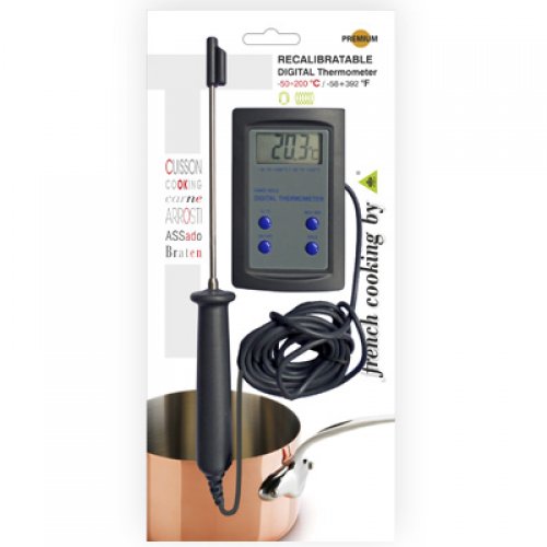 Digital thermometer -50+200°C/-58+392°F - Recalibratable - 91000-038/F