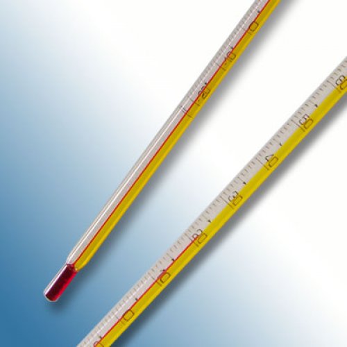 Glass Thermometer -20+110°C partial immersion - red liquid - 5120P110-qp