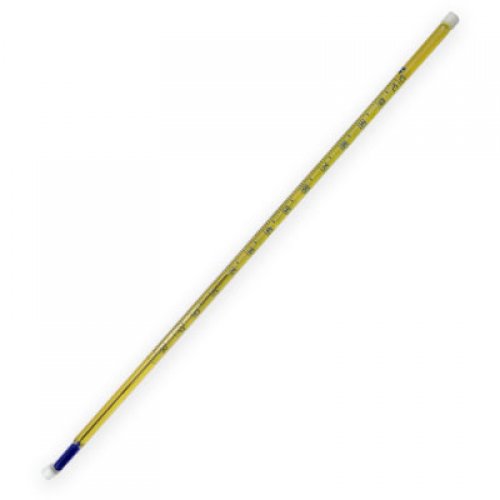 Glass Thermometer -20+110°C partial immersion - blue liquid - Teflon coated - 5122P110-T-qp