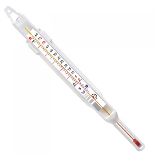 Baking hermometer-10+60°C - white sleeve - Teflon coated - 8010B060/T-vr