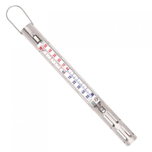 Freezer thermometer -50+50°C - S/Steel sleeve - 8010N050-vr