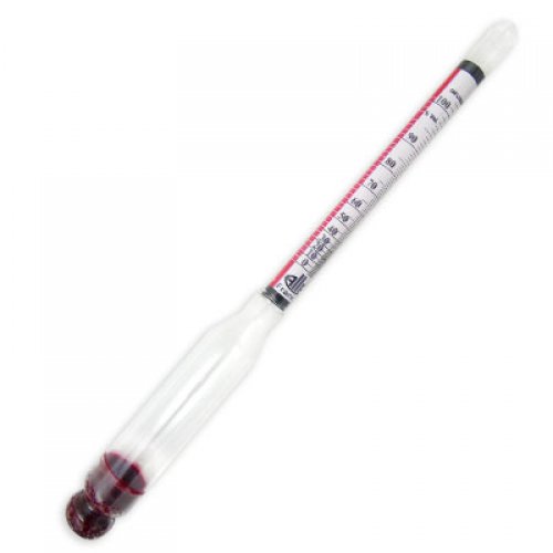 Alcoholometer 0-100 : 1% vol/G.Lussac /10-44 : 0.5°Cartier Tp.20°C - 0550PM000/20-qp