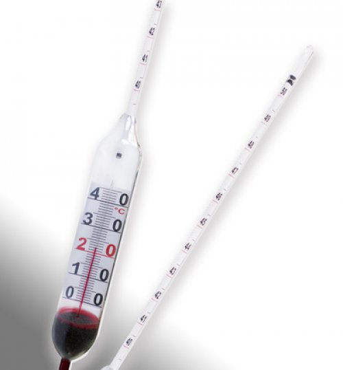 Alcoholmeter 60-70 % vol - with Thermometer - 0910TP060/20-qp