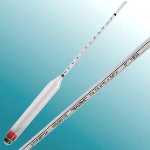 Baumé Hydrometer 0-10°Bé Tp.15°C - 0100FG010/15-qp