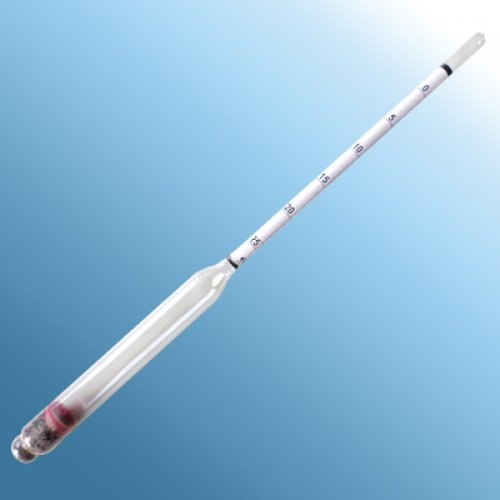 Brine Hydrometer 0-25% mass de NaCl (en solution) ) : 0.5% Tp.15°C - 1120FG026/15-qp