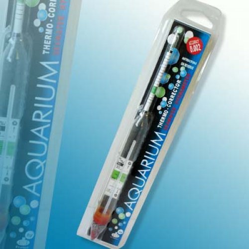 Seawater Hydrometer 1.000-1.030 : 0.002 Sp-Gr Tp.25/4°C with Thermometer - 1600CP-05-rd