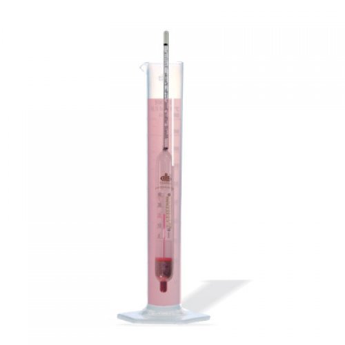 Hydrometer + Test jar kit: 0.980-1.130 : 0.001g/ml 3-17 : 0.5 %vol - 2001TC-10/20-kit2