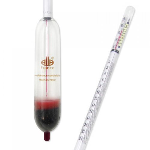 Wine Hydrometer 0-24 : 0.25° Babo Tp.15°C - 2001TT-12/15-qp