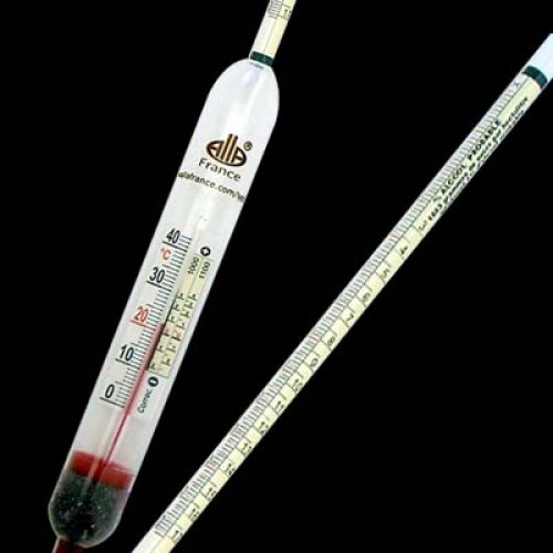 Wine Hydrometer 0.980-1.130 : 0.001 g/ml Tp.20°C - 2001TC-17/20-qp