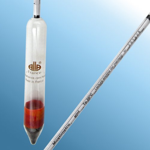 Wine Hydrometer 0.980-1.130 : 0.001 g/ml Tp.20°C - 2001FC-17/20-qp