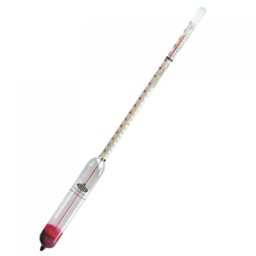 Wine Hydrometer 0.990-1.120 : 0.001g/ml 3-17 : 0.5 %vol Tp.20°C - 2001TT-10/20-qp