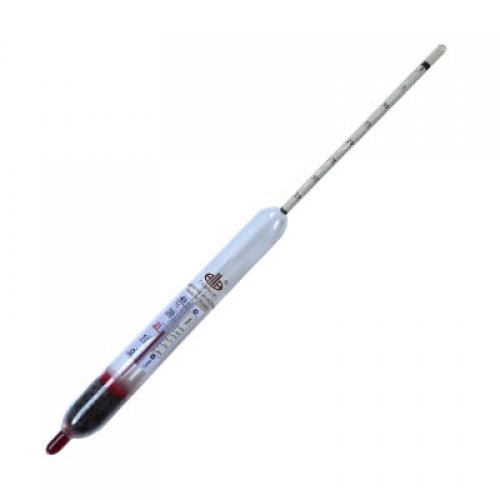 Saccharometer 0-35 : 0.5°Brix/Balling Tp.20°C - with Thermometer - 2901TC000/20-qp