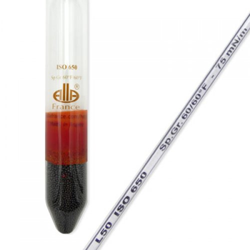 ISO 650 Hydrometer L50 1.300-1.350 : 0.0005 Sp-Gr Tp.60/60°F /ASTM 117H62 - 3502LC130/60/H-qp