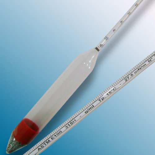 ASTM Hydrometer 313H62 700-750 : 0.5 Kg/m3 Tp.15°C - 3530LC070/15-qp