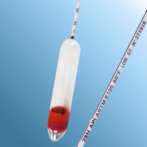 ASTM E100 °API Hydrometer 21H62 0-6 : 0.1° API Tp.60°F - 3410FC000/60-qp