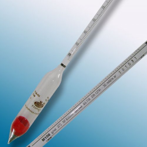 ISO 649 Hydrometer M100 0.600-0.700 : 0.002 g/ml Tp.20°C - 3100MC060/20/B-qp