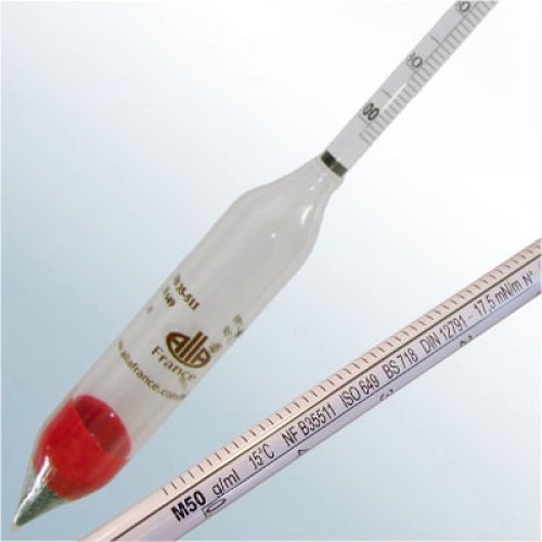 ISO 649 SP Hydrometer M50 0.750-0.800 : 0.001 g/ml Tp.15°C - 3503MC075/15/B-qp