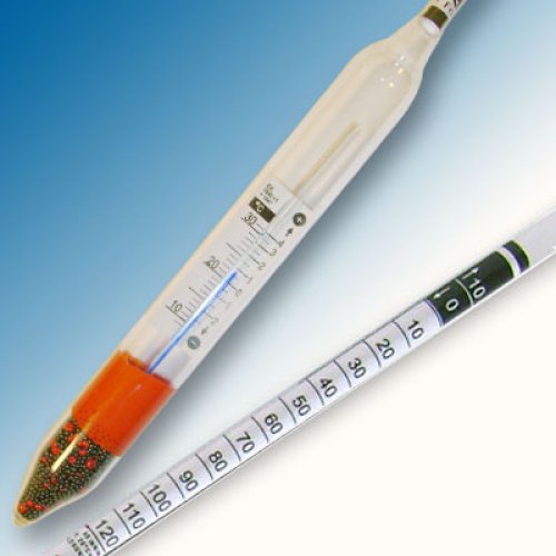 Wine Hydrometer 0+130°Oechsle 0-16% Vol 26-341 Sucre/L Tp 20°C - 2000CP-03/20-qp