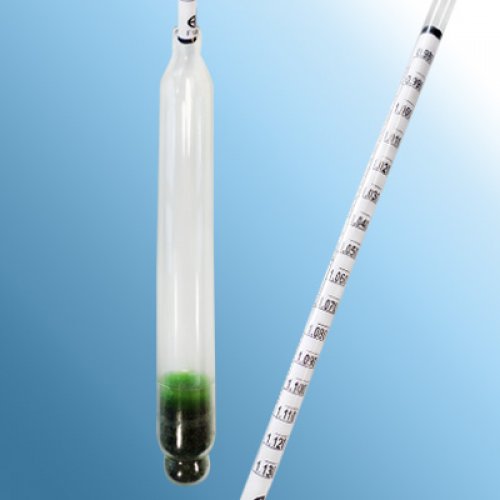 Wine Hydrometer 0.980-1.130 : 0.001 g/ml Tp.20°C - 2000FG-17/20-rd