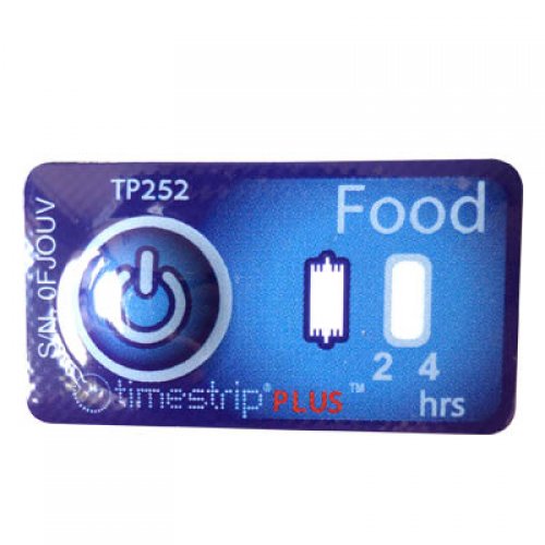 Temperature Indicator TIMESTRIP +5°C &quot;refrigerated food&quot; - bag of 100 - 92700-005-sa