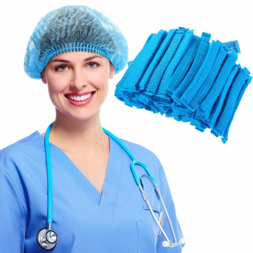 Clip Cap Hair Nets Blue Size 21