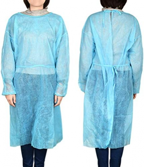 Isolation Gown PPE Blue Size 115x137 100pcs Box