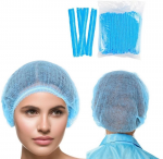 Clip Cap Hair Nets Blue Size 21